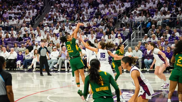 Marcayla Johnson jumper at TCU