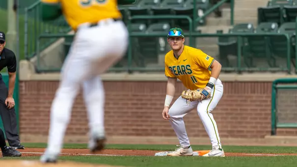 Tyce Armstrong fielding at first base 2026