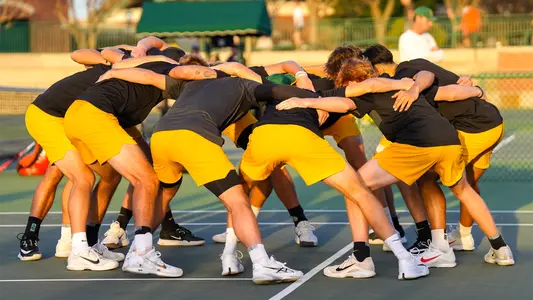 Team Huddle at Hurd Tennis Courts