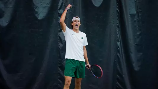 Connor Van Schalkwyk fist pump and yell