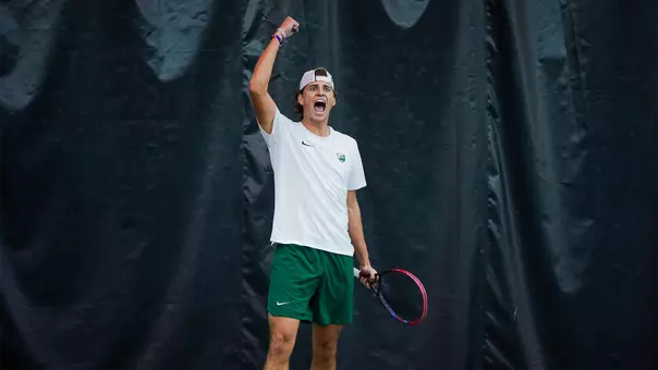 Connor Van Schalkwyk fist pump and yell