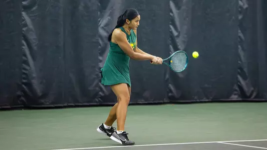 Gabby Villegas forehand versus SMU