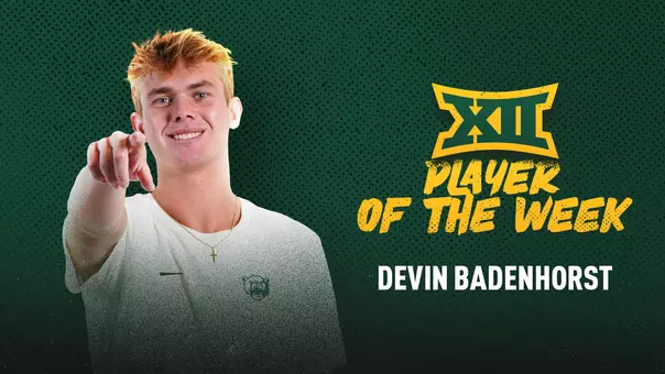 Devin Badenhorst Big 12 POTW March 24