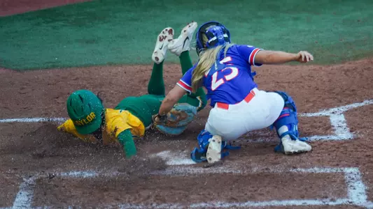 Sa'Mya Jones Slides in Safely against UTA