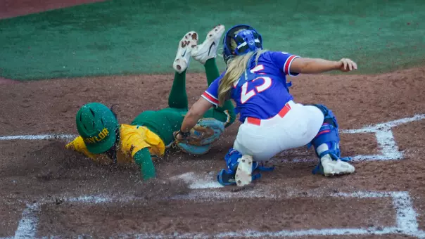 Sa'Mya Jones Slides in Safely against UTA