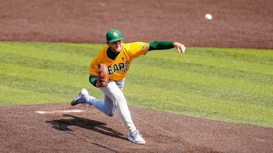 Ethan Calder pitching at Cincinnati 2026