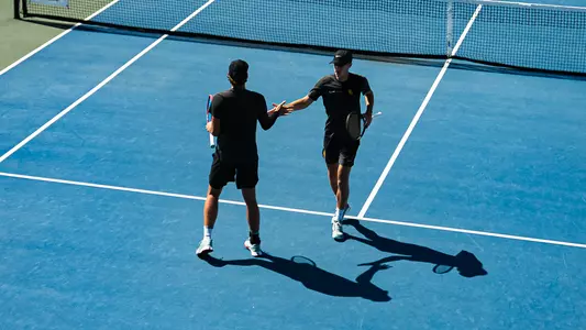 Luc Koenig & Connor Van Schalkwyk doubles at Big 12 Championships QF