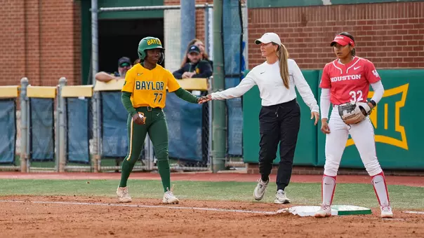 Sa'Mya Jones Reaches Base against Houston
