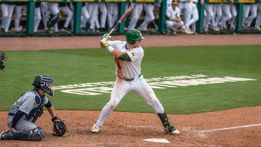 Tyce Armstrong hitting against BYU 2026