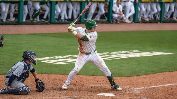 Tyce Armstrong hitting against BYU 2026