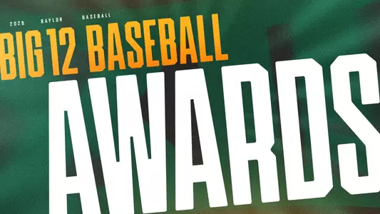 2026 All-Big 12 Baseball Awards web header graphic