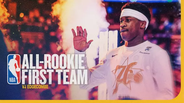 VJ Edgecombe NBA All-Rookie First Team