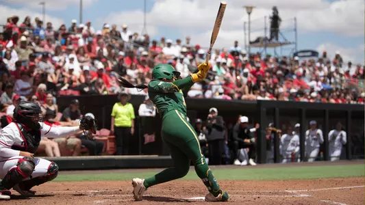 Abi Flores Hit against Texas Tech