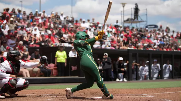 Abi Flores Hit against Texas Tech