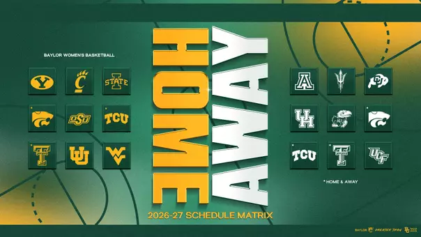 2026-27 Baylor WBB Big 12 Opponent Matrix