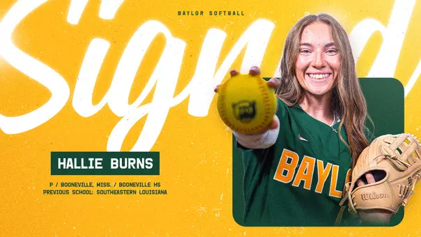 Hallie burns signing graphic