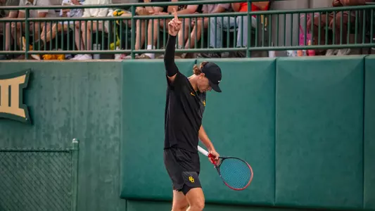 Connor Van Schalkwyk pointing