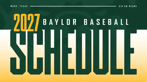 2027 Baseball Schedule Graphic