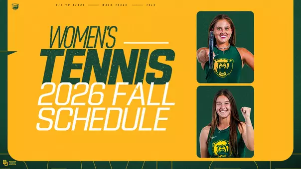 2026 Women's Tennis Fall Schedule with Zuza Kubacha and Alian Zack