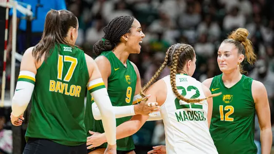 Mya Hemmer celebrate vs. Hawaii