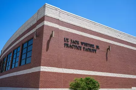 Exterior photos of the Ferrell Center in 2026