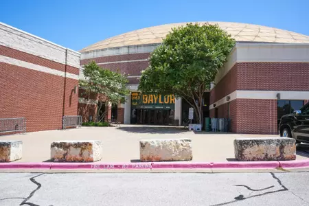 Exterior photos of the Ferrell Center in 2026