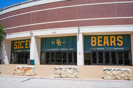 Exterior photos of the Ferrell Center in 2026