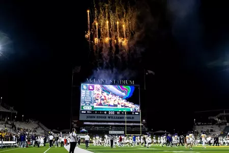 McLane Stadium interior shot at end of Baylor vs. Prairie View A&M game