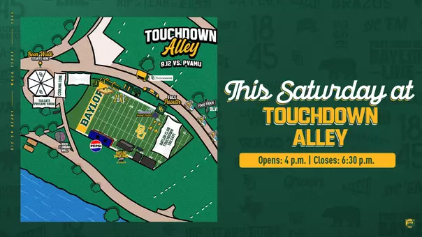 Touchdown Alley Map: Football vs. Prairie View A&M 2026