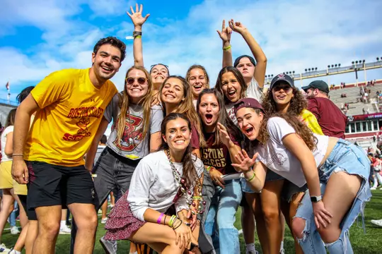 BC football fans vs. Missouri (Alumni Stadium)