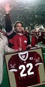 Doug Flutie will forever<BR>be remembered for his<BR>miraculous touchdown pass<BR>to Gerard Phelan in<BR>the Orange Bowl.