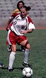 Mary Guarino scored the<BR>game-winning goal against<BR>Harvard in the second<BR>round of the NCAA<BR>Tournament.