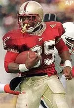 Running back Cedric<br>Washington and the Eagles<br>are making a strong<br>push for a bowl berth<br>for the first time<br>since 1994.