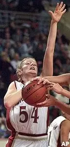 Becky Gottstein led No. 25<BR>Boston College with 14<BR>points against Georgetown.