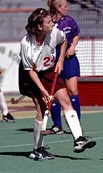 Jennifer Hall's first-half goal<br>gave BC a 2-0 lead.