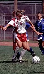 Sophomore Morgan Page<br>netted two goals to help<br>lead the Eagles past<br>No. 13 James Madison, 4-1,<br>Friday.