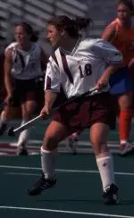 Junior Angela Hutchins scored two goals on the day, lifting the Eagles over Villanova 2-0