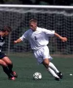 Bobby Thompson scored his second-consecutive game-winning goal to give the Eagles a 1-0 win over Brown.