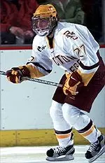 Mike Lephart scored the Eagles' first goal in a 6-2 exhibition win over Acadia.