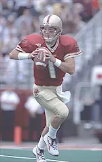 Senior Quaterback Tim Hasselbeck will lead the Eagle offense in his last collegiate game.