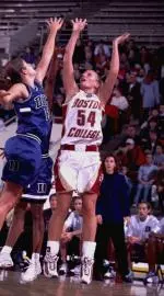 Becky Gottstein returned from a broken hand to score 23 points against Buffalo.