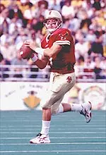 Tim Hasselbeck won the Scanlan Award at the annual football banquet held on Sunday.