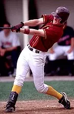 Joe Kealty belted a home run against Connecticut Monday at Shea Field.