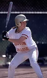 Freshman Cara Blumfield had three hits and scored three runs in the Eagles' sweep of Harvard on Thursday.