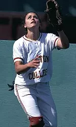 Julie Ulbrich's ninth-inning RBI single gave BC a 3-2 win over #18 Notre Dame as the Eagles split Saturday's doubleheader.