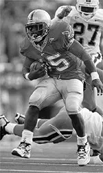 Running back Cedric Washington leads an experienced offensive unit against Army.