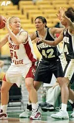 Becky Gottstein led the Eagles with 19 points and eight rebounds against Miami.