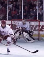 Scott Clemmensen - who ranks third among league goaltenders in goals against average - and the Eagles take on Merrimack.