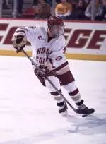 Freshman J. D. Forrest scored his third goal in as many games in BC's 6-3 loss to Merrimack.