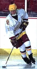 Senior captain Jen Buckley scored one goal and assisted on another in the 8-3 loss to Dartmouth.